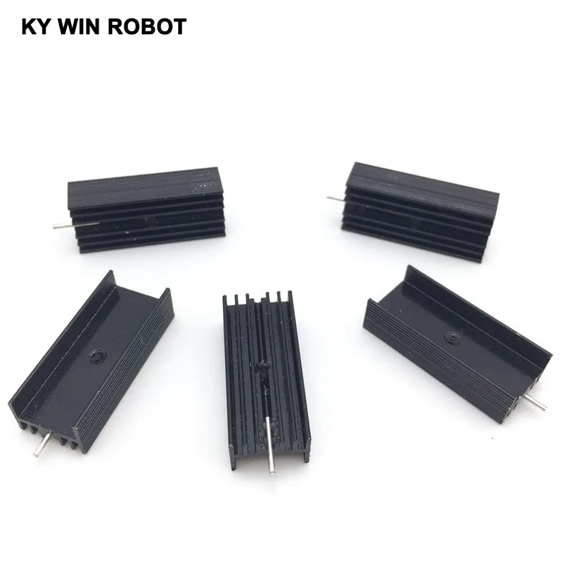 5pcs  Aluminium TO-220 Heatsink TO 220 Heat Sink Transistor Radiator TO220 Cooler Cooling 15*11*35MM With 1 Pin