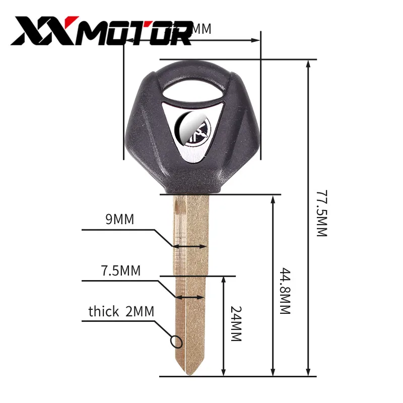 Moto Chiavi In Bianco Lama Uncut Per YAMAHA TDM850 TDM900 MT01 MT03 MT08 FZR250 FZR400 XJR400 XJ6 XJR1200 XJR1300 FJR1300 chiave