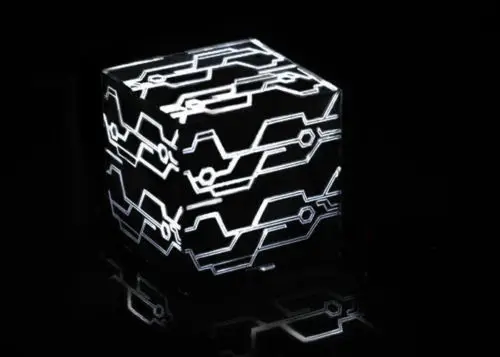 New Handmade NieR: Automata 2B & 9S Black Box Cosplay Magic Cube luminous Toy Cosplay Props