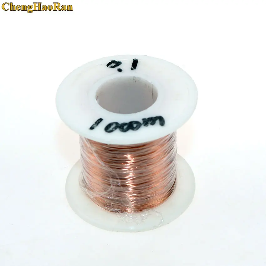 ChengHaoRan 0.1mm*1000m/pc length QA-1-155 Copper Wire Copper Line Enameled copper wire 0.1mm 1000M