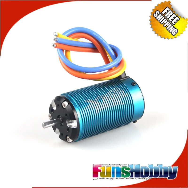 Tenshock X802L V2 1/8  6 Pole Electric Micro Brushless DC Motor For Off Road Truggy Traxxxas RC Cars. Free Shipping