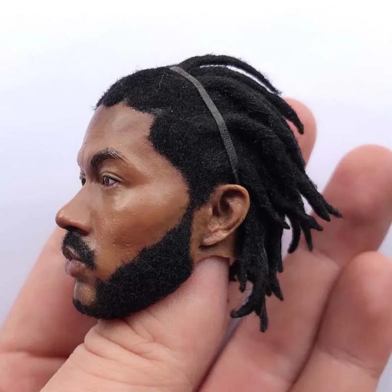 

1/6 Scale Dreadlocks Ross Head Sculpt Basketball Star for 12inch Phicen HOT TOY Action figure toy