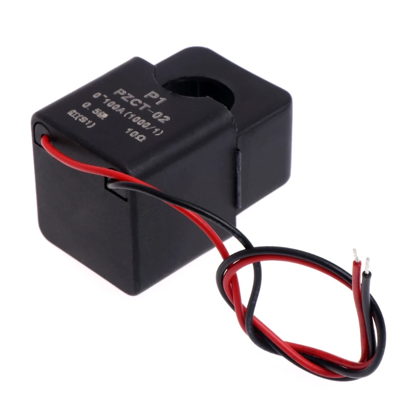 PZCT-02 Current Transformer 100A/100mA for Energy Meter in Special for Measuring Building Electricity Consumption  Dropship