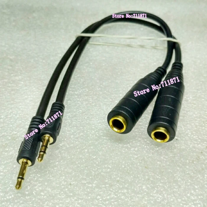 Single Dual Channel 3.5 Male to 6.35 Female Audio Line Cable Mono Stereo Hifi Mic 6.35 Female 3.5 Male Audio tieline 3.5 6.35