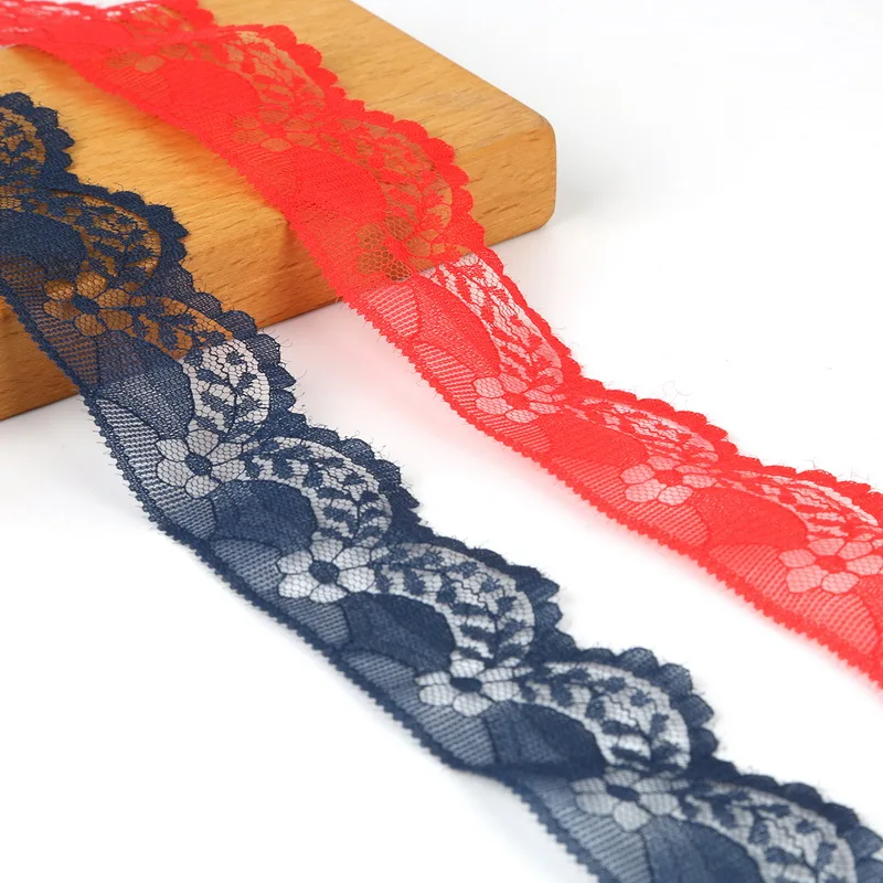 Di modo 5 yards/lotto 13 Colori Del Nastro Del Merletto di DIY Ricamato Net Lace Trim Tessuto Per La Decorazione di Cucito Forniture