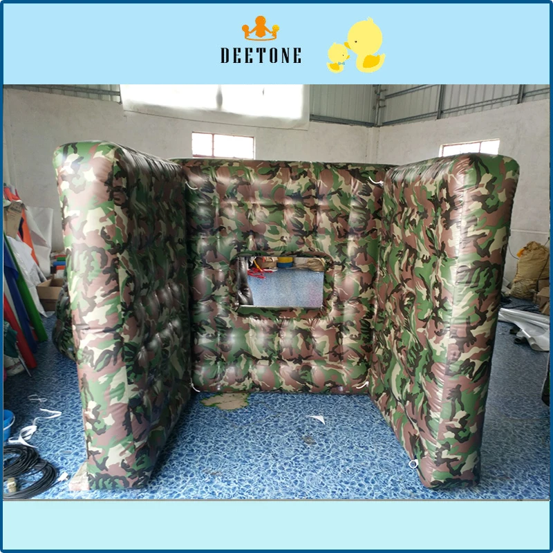 

inflatable paintball obstacles/ inflatable CS bunker paintball wall games