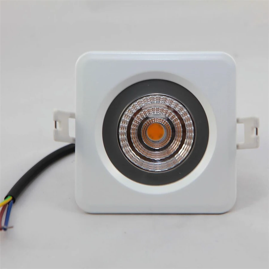 10W 15วัตต์ไดร์เวอร์ LED โคมไฟเพดานโคมไฟ AC220-240V Driverless LED Downlight สแควร์กลางแจ้งกันน้ำ IP65