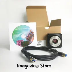 TOUPCAM USB3.0 ToupTek Mircoscope C-mount eyepiece camera E3ISPM with Sony CMOS support winXP,7,8,10,MAC,Linux with Toupview SW