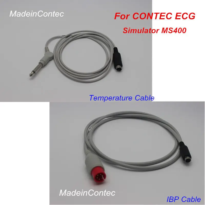 CONTEC IBP and Temperature Cables for CONTEC Multi-parameter Simulator MS400