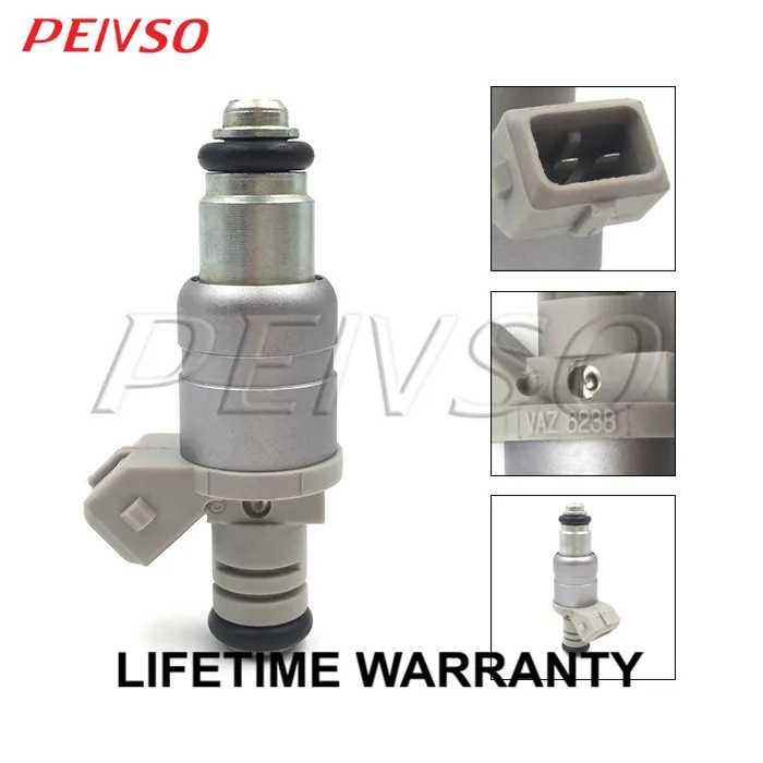 PEIVSO 4pcs VAZ6238 Fuel Injector For soviet russian LADA volga L4 1990-2012