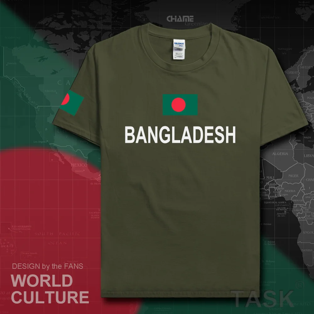 Bangladesh men t shirts fashion 2017 jersey nation team cotton t-shirt meeting fitness clothing tees country flag BD Bangladeshi