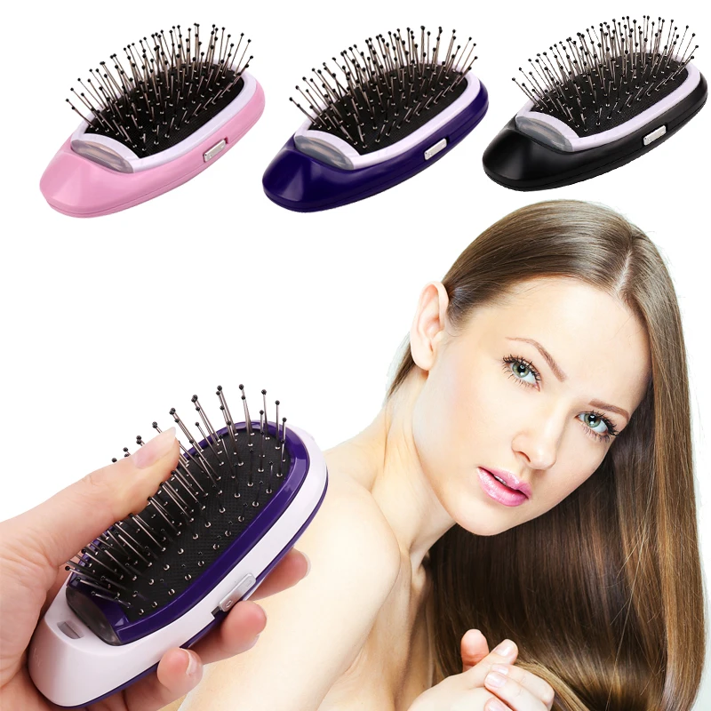 

Electric Ionic Comb Styling Hairbrush Magic Hair Comb tangle comb Portable Electric Negative Ionic Hairbrush Hairstyling Tools