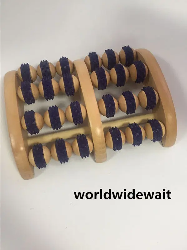 High Quality Wooden Foot Massager Roller Relief Stress Massage