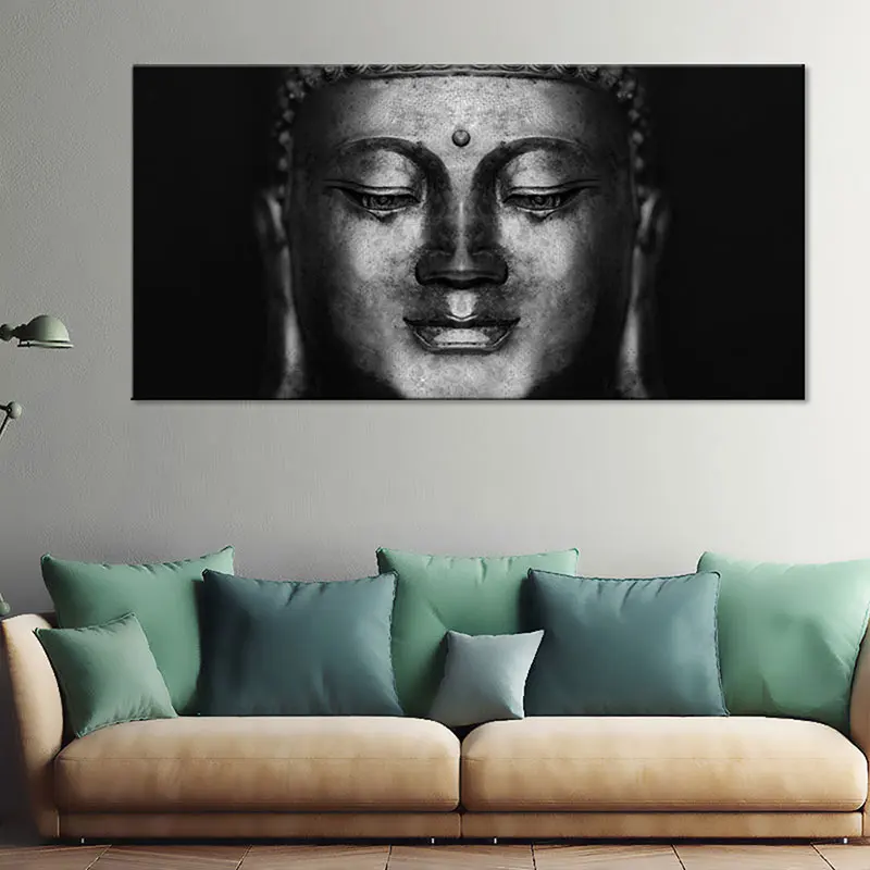 JHLJIAJUN Nodic Buddhism Modular Painting Modern Wall Art Print And Poster Dining Living Room Home Bedroom Home Decor Paintint