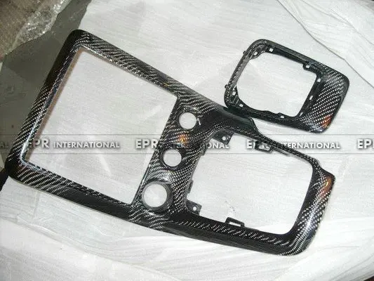 For Nissan S15 Silvia OEM Carbon Fiber Radio&Gear Surround (2pcs) Body Kit Trim Racing Part For Silvia S15 Tuning