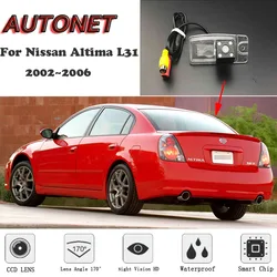 AUTONET HD Night Vision Backup Rear View camera For Nissan Altima L31 2002~2006 CCD/license plate Camera or Bracket