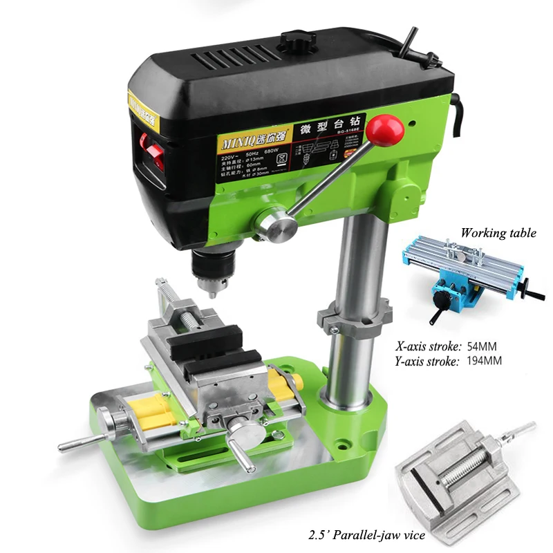 

Mini Precision Multi-functional Milling Machine Bench Drill Vise Fixture Work table