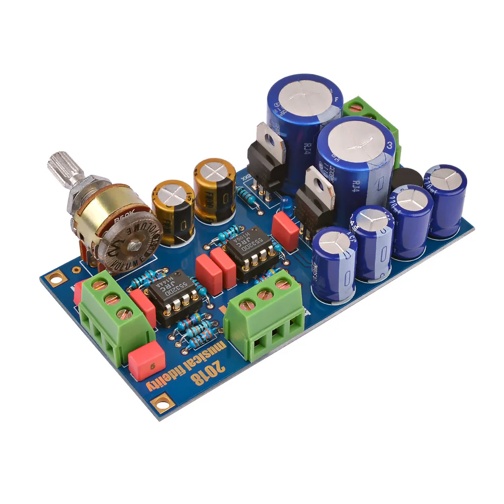 AIYIMA NE5532 Preamp Amplifier Tone Control Audio Board Audiophile Fever Preamplifier Volume Tone Control Board