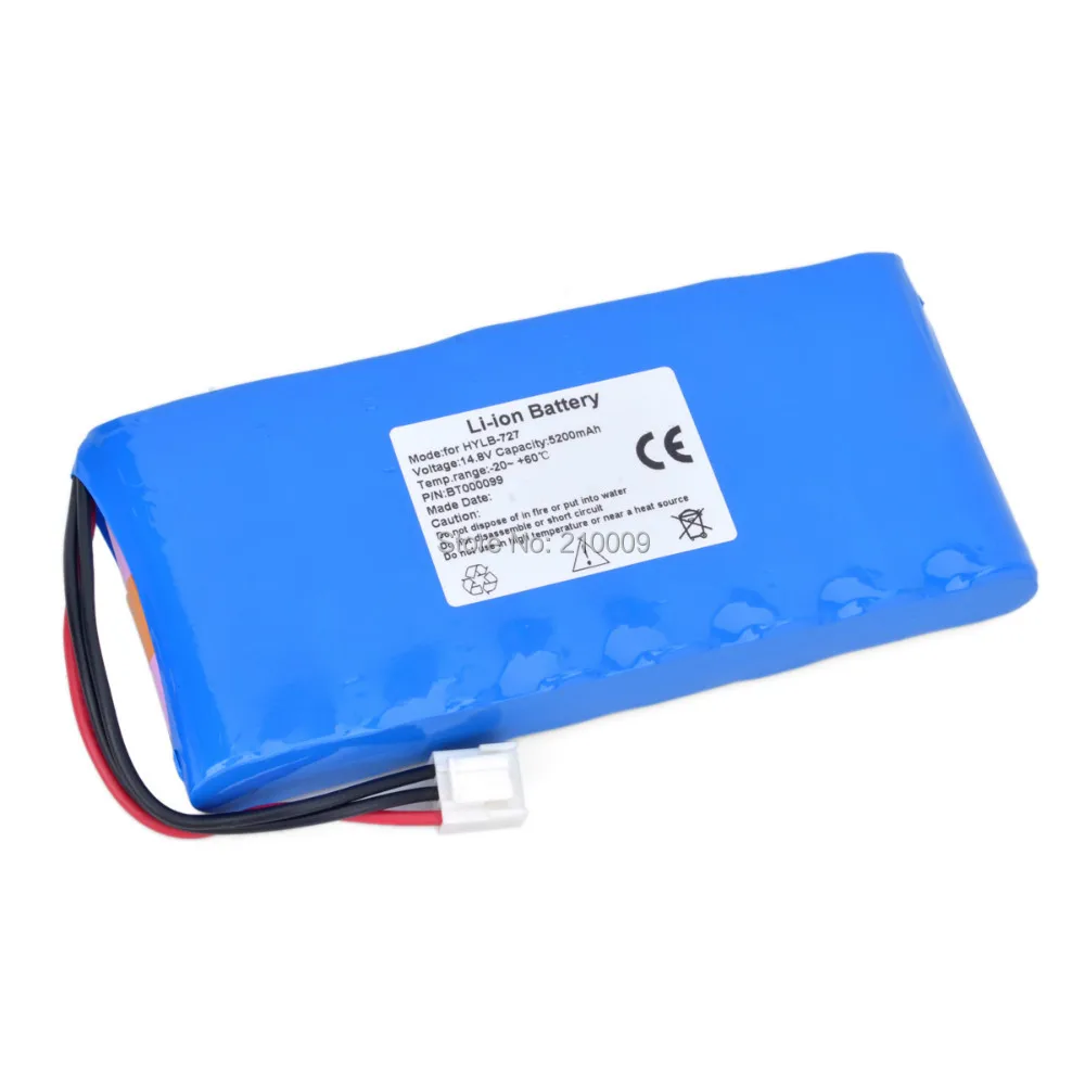 Rechargeable ECG Battery Replacement for  HYLB-727,TWSLB-004,SE-12,SE-1200 Medical lithium battery