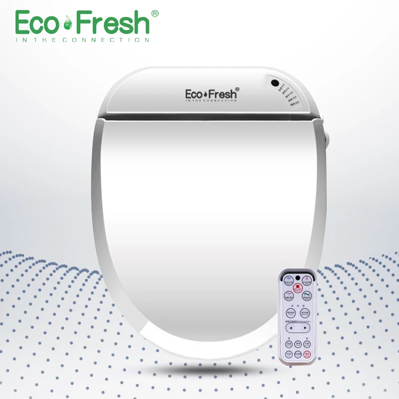 Imagem -05 - Ecofresh-assento Inteligente para Banheiro Elétrico Cobertura para Bidê Banho Limpeza a Calor Massagem a Seco Cuidados para Crianças e Adultos