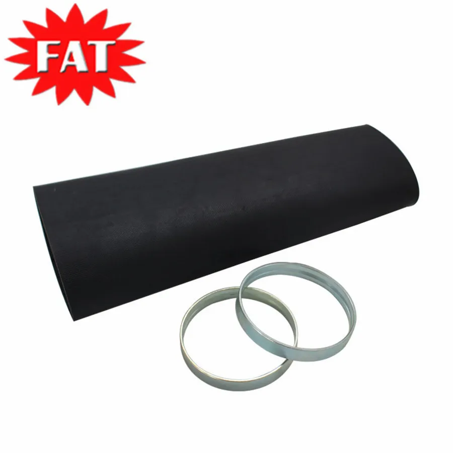 Rear Air Suspension Spring Rubber Sleeve with Crimping Rings For Audi A6 C5 4B Allroad Quattro 2000-2005 4Z7616051A 4Z7616052A