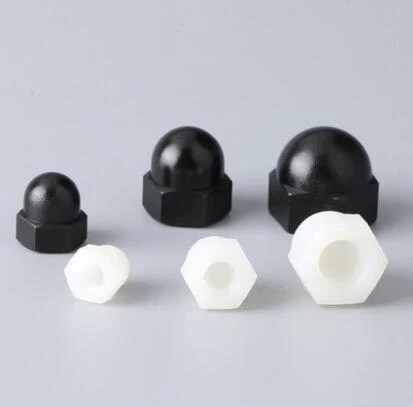 

M3 M4 M5 M6 M8 M10 M12 Acorn Nuts Nylon Hex Domed Cap Nuts Dome Head Hex Nuts Decorate Nuts Black White Nylon DIN1587