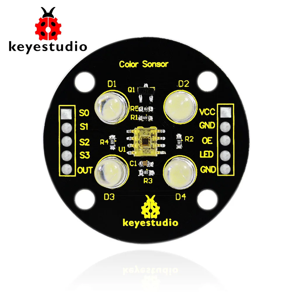 Keyestudio TCS3200 módulo Detector de Sensor de reconocimiento de Color para Arduino