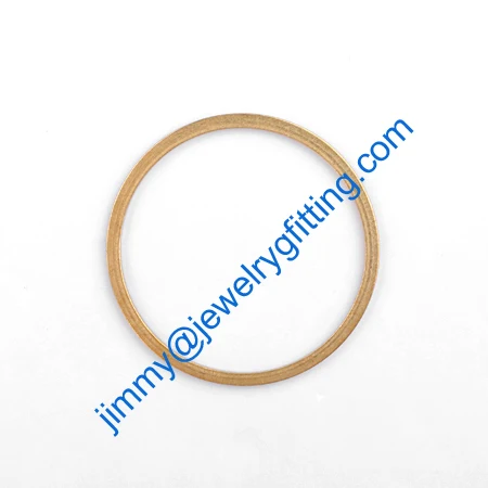 

500PCS Raw Brass Circle 25*2*2mm copper Rings fashion jewelry findings jewelry Connectors Quoit