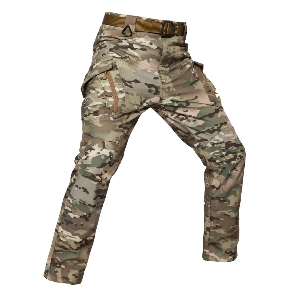 

Shanghai Story Military Men Tactical Fleece Pants Men's Army Cargo Pants SWAT Combat Hike cargo Trouser softshell Pants