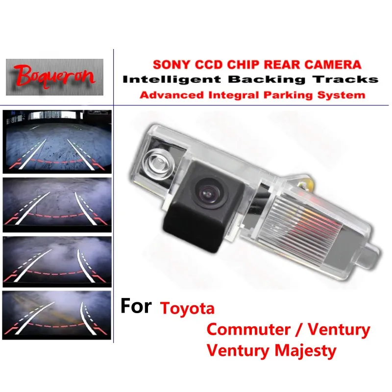 for Toyota Commuter / Ventury Ventury Majesty CCD Car Backup Parking Camera Intelligent Tracks Dynamic Guidance Rear View Camera