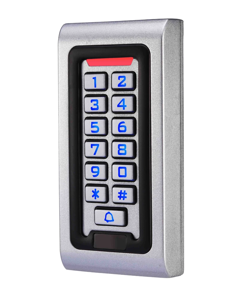 13.56MHz IC IP68 Waterproof Metal Case Digital Door Entry Control Keypad+10 Piece NFC STICKER