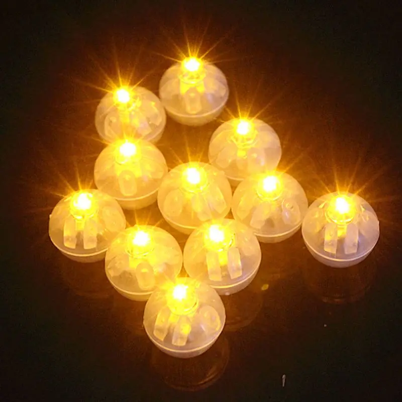 Imagem -04 - Bola Redonda Lâmpadas Led Balão Luzes Cores Qualidade Superior Lâmpadas para Lanterna de Papel Casamento Festa de Natal Decoração 100 Peças Lote