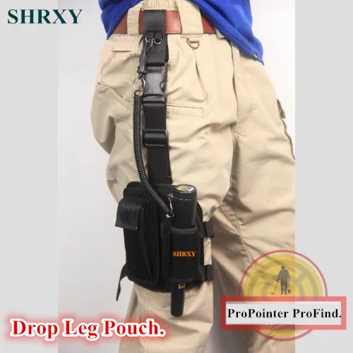 NEWST SHRXY Pinpointing Metal Detector Drop Leg Pouch Holster for Pin Pointers Metal Detector Xp Pointer ProFind Bag