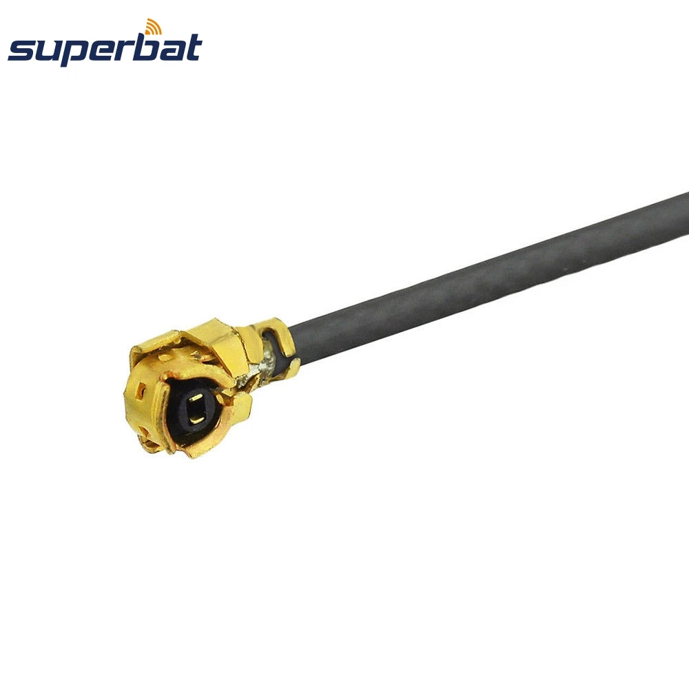 Superbat u.fl/ipx TO SMA ตัวเมียสายต่อขยายแบบหางปลายืดหยุ่น1.13มม. 20ซม. สำหรับทีวี GSM CDMA 3G 4G LTE GPS เสาอากาศ