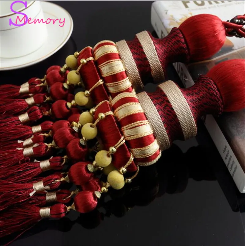 Friendship ball European curtain tassels hanging ball tie strap holder accessories home decor