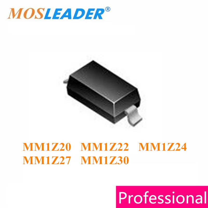 

Mosleader SOD123 3000PCS MM1Z20 20V MM1Z22 22V MM1Z24 24V MM1Z27 27V MM1Z30 30V MM1Z20V MM1Z22V MM1Z24V MM1Z27V MM1Z30V 1206