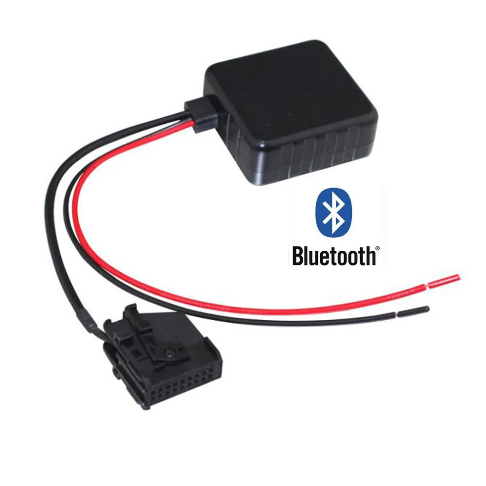 Moduł samochodowy Bluetooth AUX Audio 18pin dla VW MFD2 RNS RNS2 dla Touran Caddy dla Radio Stereo do siedzenia Altea Adapter przewód Aux