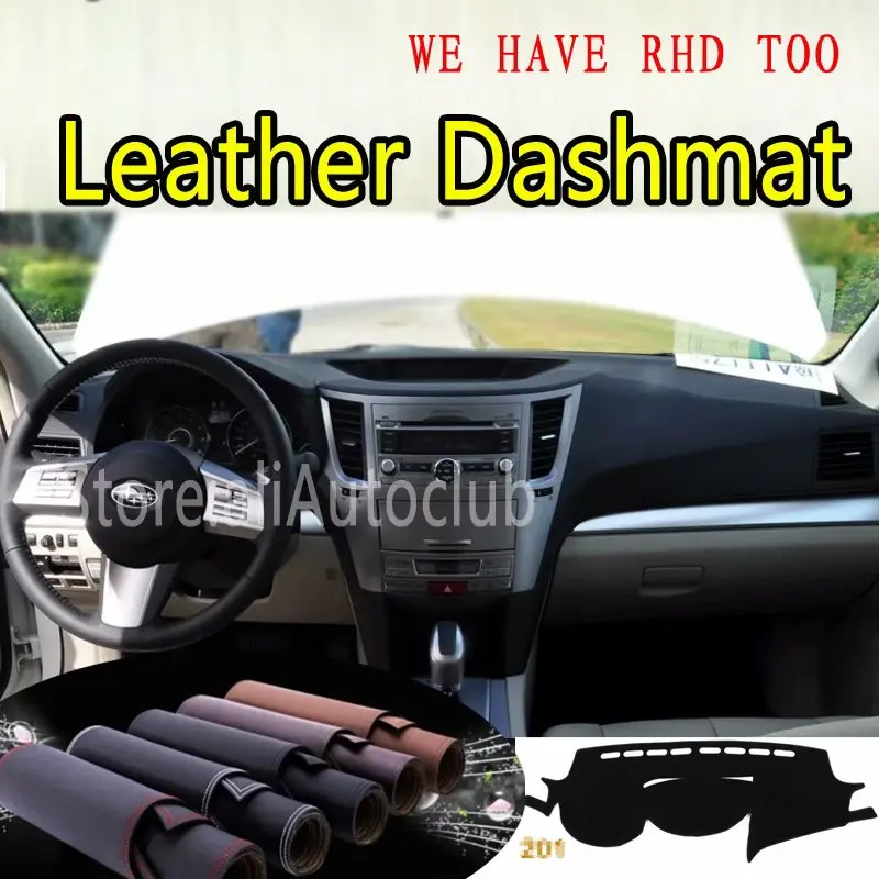 

For Subaru Legacy Outback BM9 BR9 2010 - 2014 2013 Leather Dashmat Dashboard Cover Dash Mat SunShade Carpet Custom Car Styling