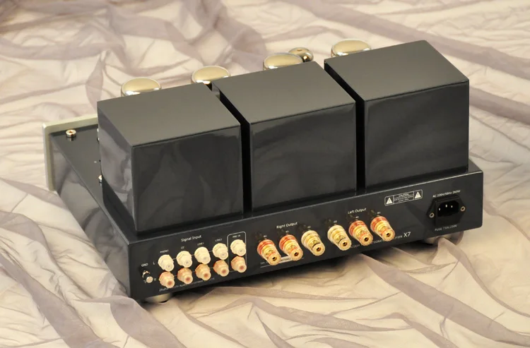 Latest MUZISHARE X7 Push-pull Stereo KT88 Valve Tube Integrated Amplifier Phono Preamp 45W*2 Power Amp