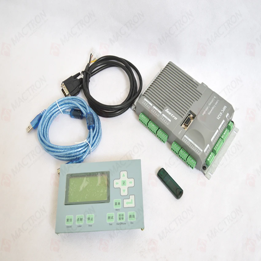 Co2 Laser Controller System For Laser Machines Cutting System With Panel MPC6525 MPC8530S dongle mainboard