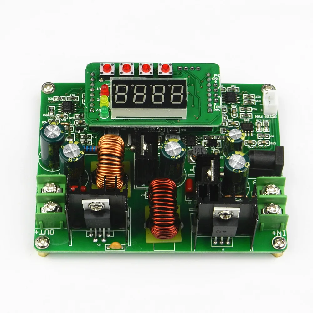 JUNTEK DPS-3806 voltage regulator constant current digital control  dc buck-boost power supply module LED driver 0-38V 0-6A