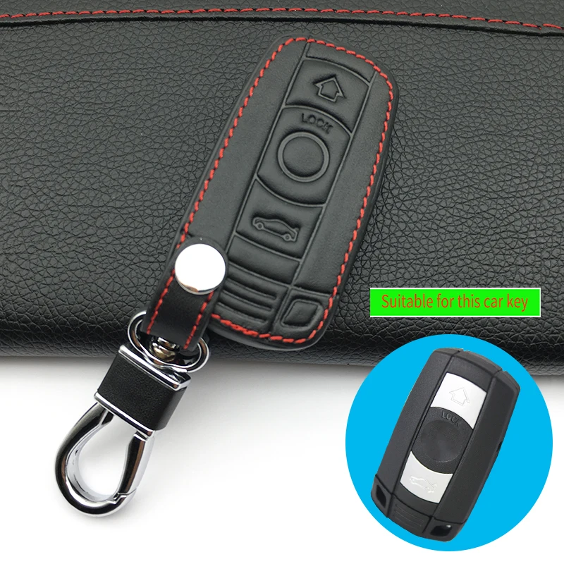 Car Key Wallets Cover Case Holder Skin Set For BMW E30 E36 E90 E60 E84 E39 E46 E90 E63 E53 F10 F30 X1 X3 X4 Fob Remote Protector