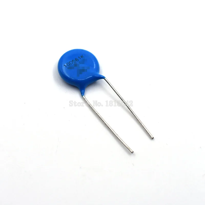 20 Chiếc 10D561K Varistors 10D-561K 10D561 560V Piezoresistor Kim Loại Điện Áp Phụ Thuộc Điện Trở Piezoresistance