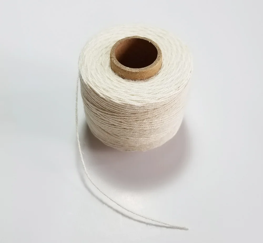 High Tenacity 100% Natural linen thread string thread 100m/roll 3ply Twine Cord rope