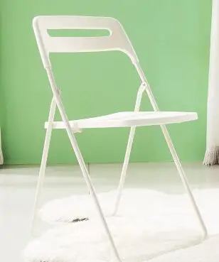 Folding chair. Plastic chair. Household eat chair recreational chair.