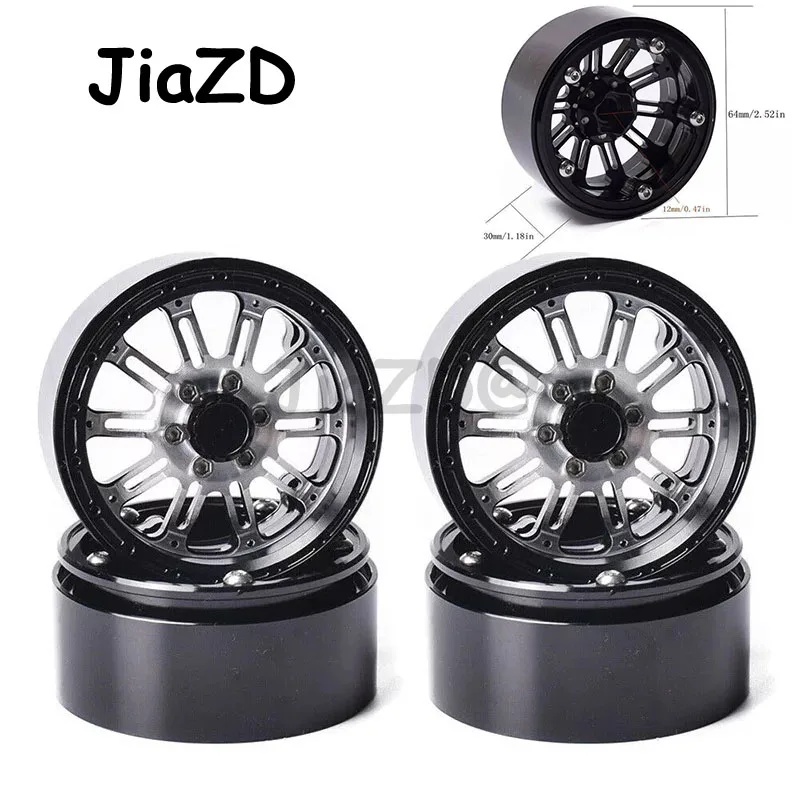 

Free Shipping 4Pcs 1/10 RC Crawler Axial Wraith 2.2inch Alloy Beadlock Wheel Rims with 29mm Hub Rock Crawler RC WRAITH Off Road