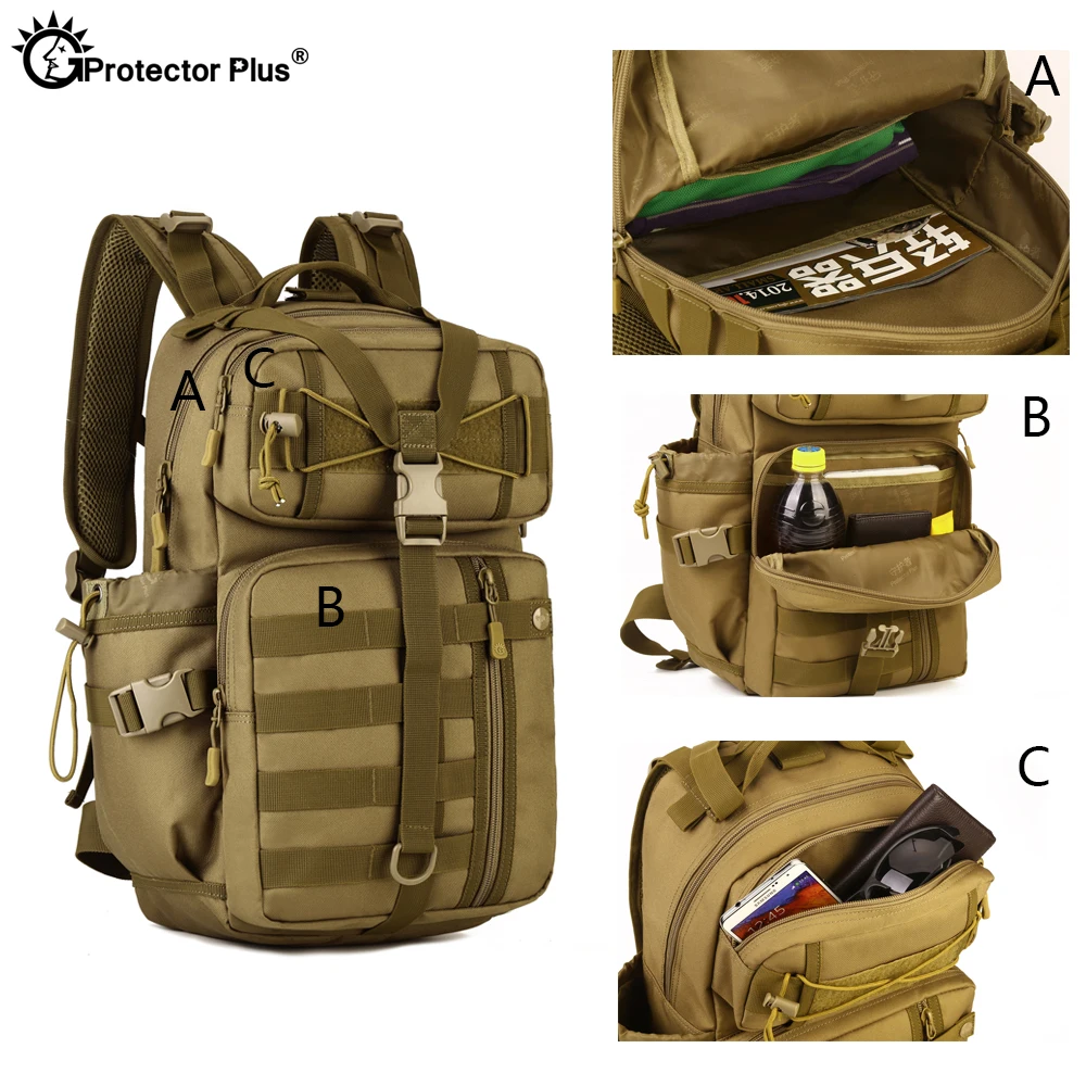 Ochraniacz PLUS 30L plecak Molle taktyczna wodoodporna torba torby wspinaczkowe Airsoft Hunting Outdoor Travel wysokiej jakości Nylon