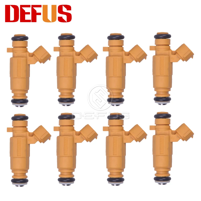 DEFUS 8X 16600-8W80A Fuel Injector Nozzle Bico For Nissan Livina Grand 1.8L 16V 0280156418 166008W80A 0280156419 09-16 Value New