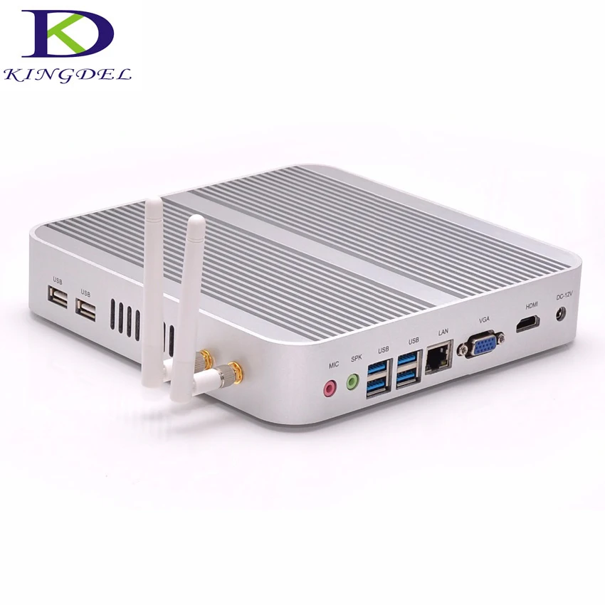 Mini PC Intel Core i3 5005U, HTPC, bez wentylatora mini komputer stacjonarny, HDMI, WIFI, 4 * USB.3.0, Intel HD 5500 Graphics, 2.00 GHz, Windows10