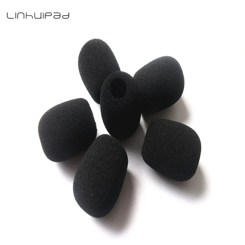 Linhuipad FS-1032 Foam Microphone Windscreen, mic sponge windshields cover 10mm inner diameter 32mm inner length 10pcs/lot